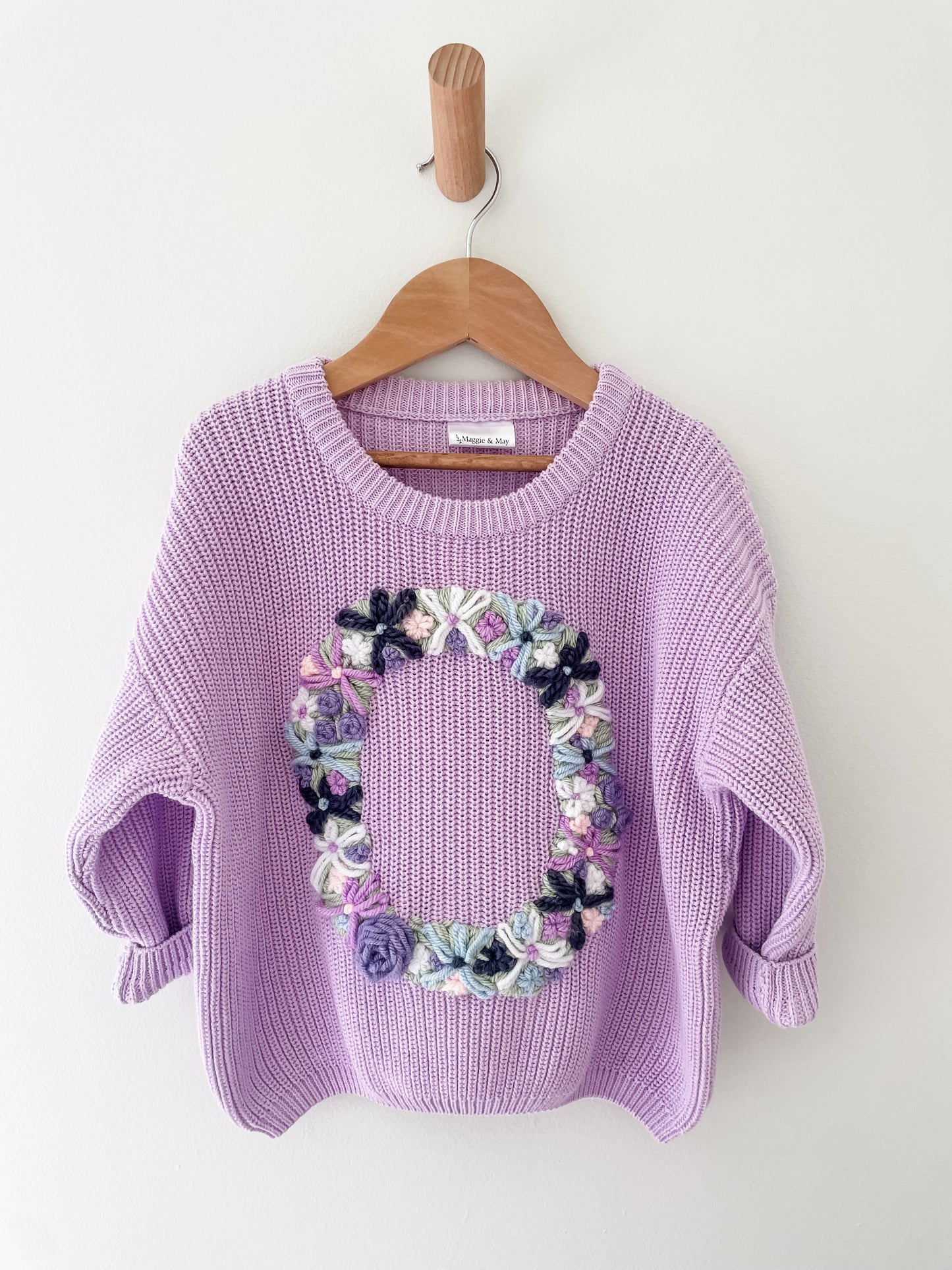 Floral Initial Garden Bed Jumper