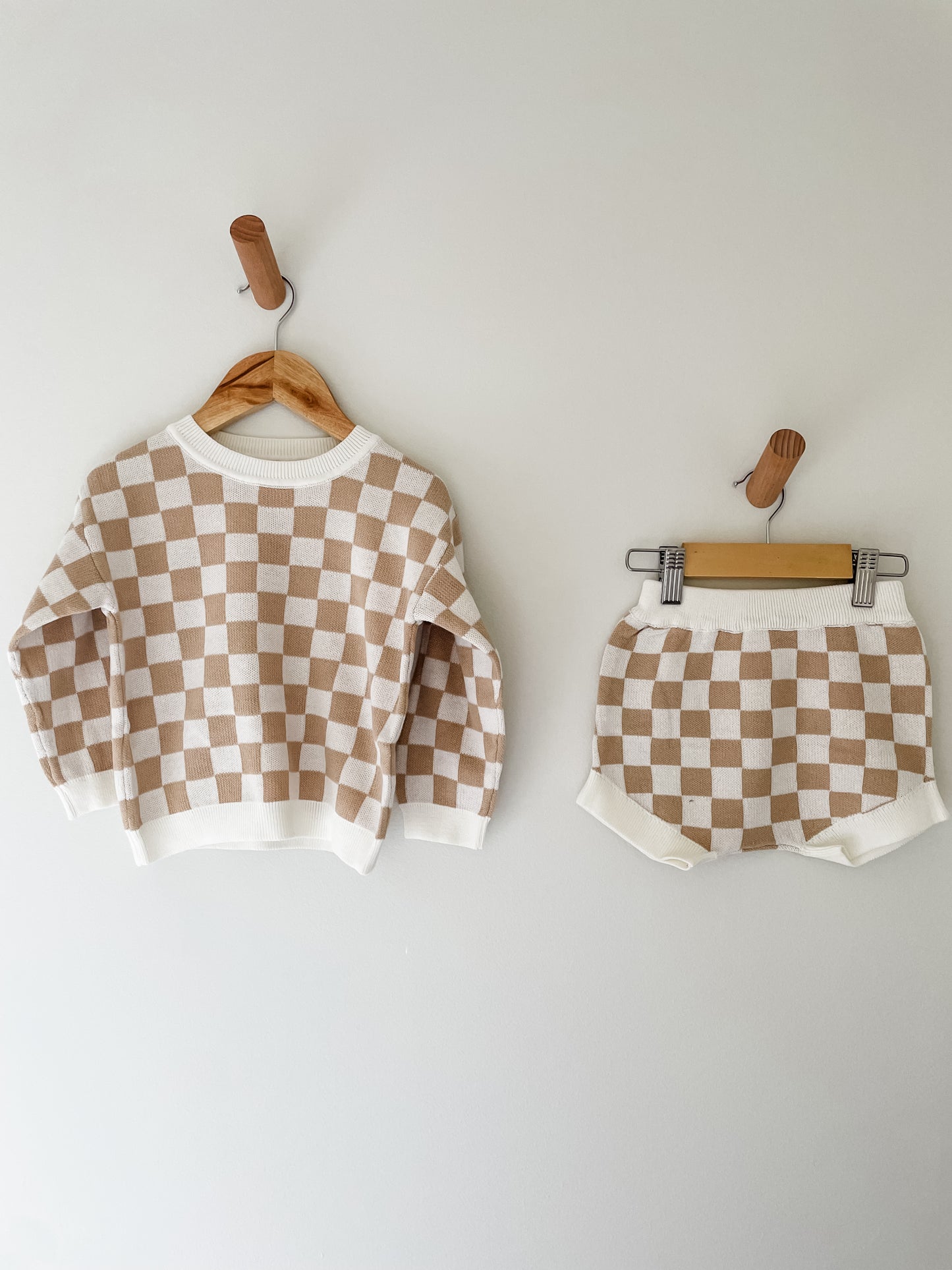 Checkered Jumper Set