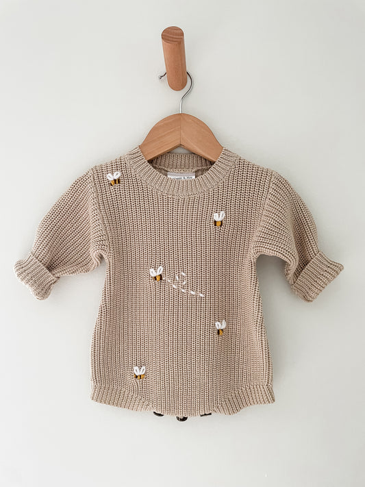 Busy Bee Winter Romper