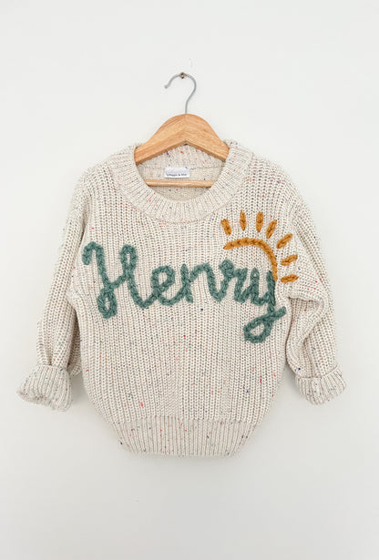 Speckled Personalised Jumper