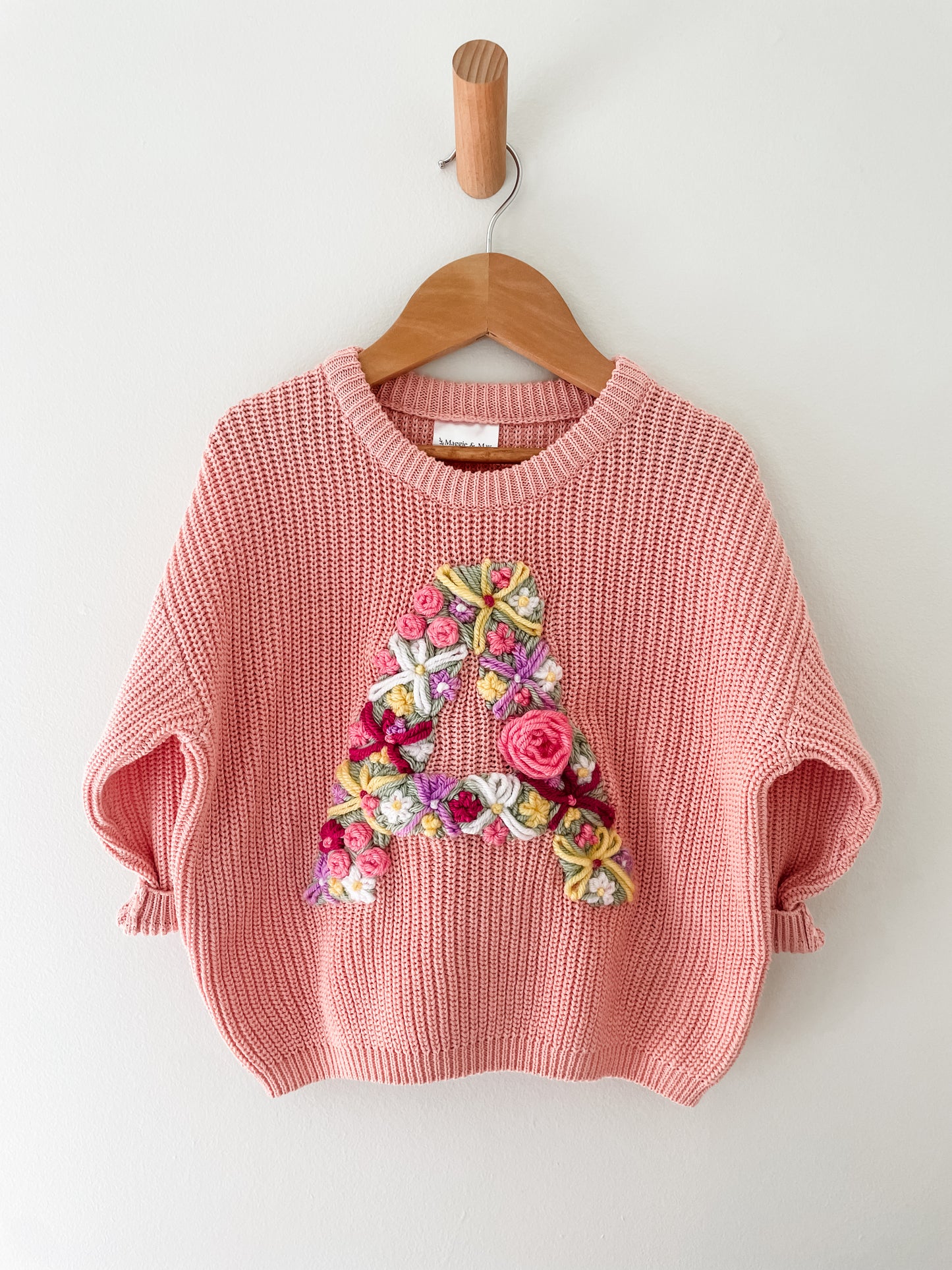 Floral Initial Garden Bed Jumper