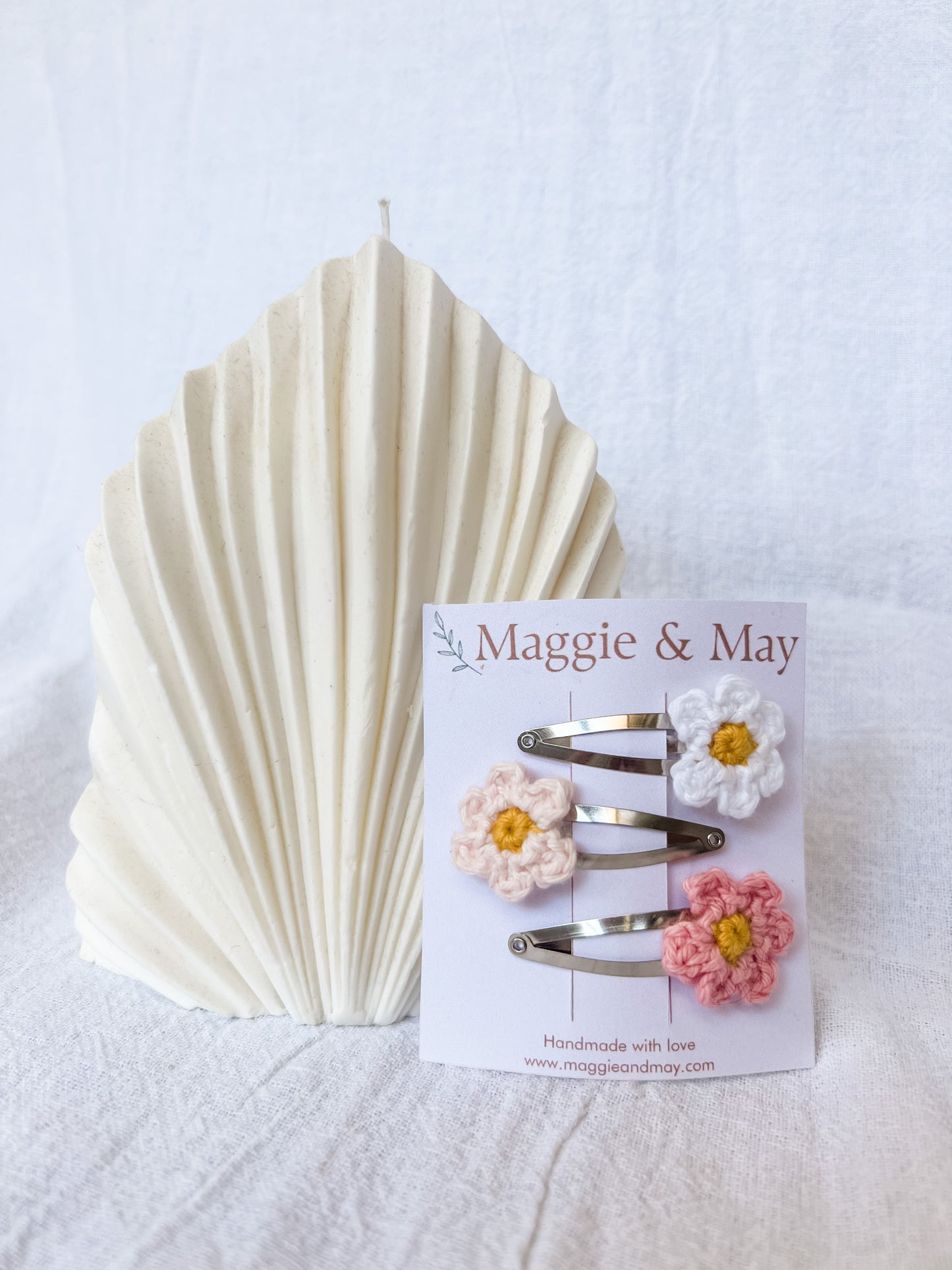 Daisy Trio Hair Clips